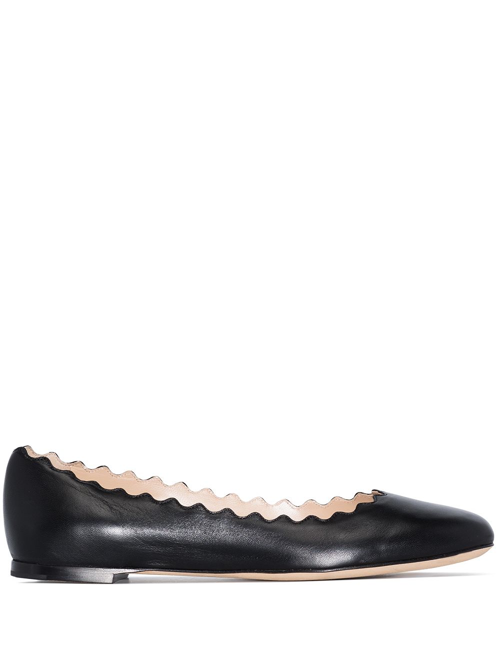 CHLOÉ Elegant Leather Ballet Flats for Women