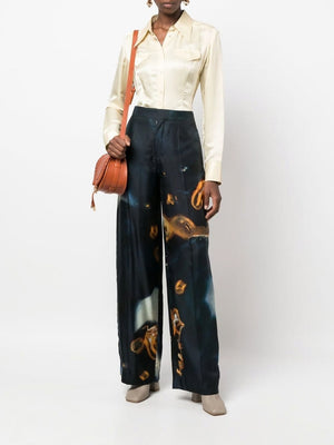 CHLOÉ Elegant Silk Trousers for Women - FW22 Collection
