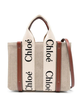 CHLOÉ SMALL WOODY Tote Handbag Handbag