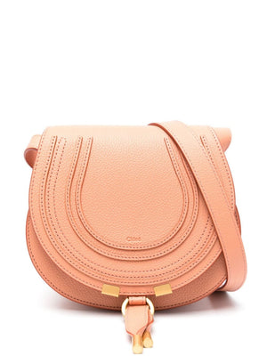 CHLOÉ Women's Small Pink Leather Crossbody Handbag SS24