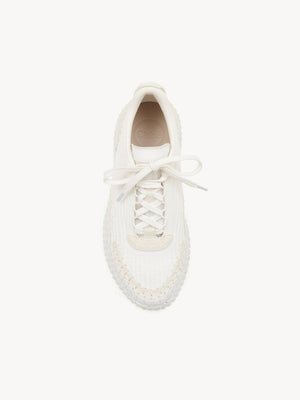 حذاء سنيكرز ناما باللون الأبيض - مجموعة SS24 للنساء