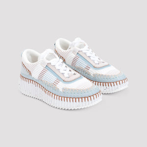 CHLOÉ Recycled Net Chunky Sneakers for Women