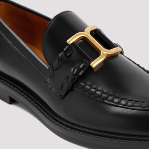 CHLOÉ Elegant Leather Loafer with 2.5 cm Heel Height