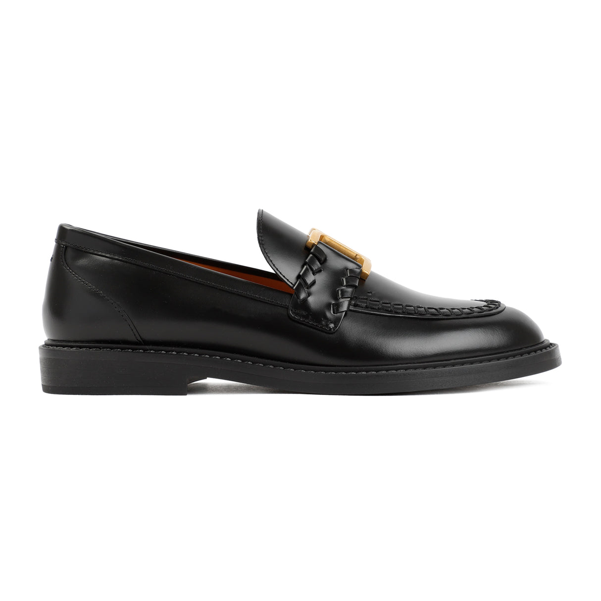 CHLOÉ Elegant Leather Loafer with 2.5 cm Heel Height