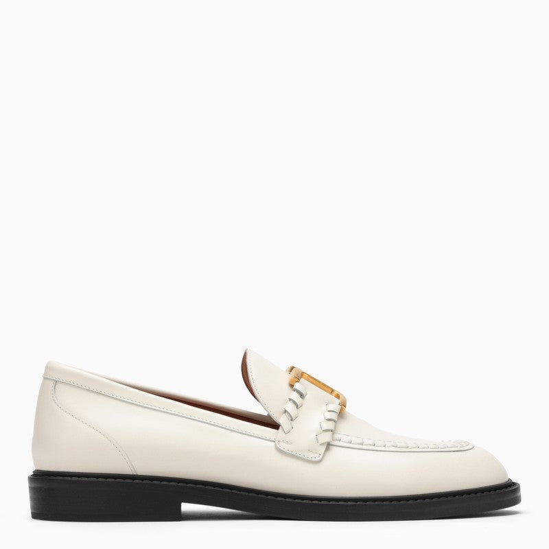 CHLOÉ Elegant Leather Loafer with 2.5 cm Heel Height