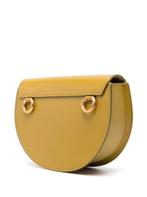 CHLOÉ Mini Crossbody Handbag in Amber Green Leather