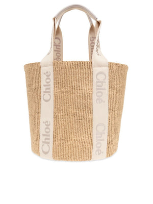 CHLOÉ Large Handwoven Basket Bag