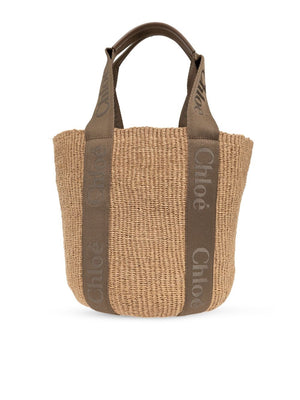 CHLOÉ Large Handwoven Basket Bag