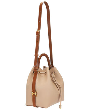 CHLOÉ Luxurious Mist Ivory Leather Handbag for Women - Fall/Winter 2023 Collection