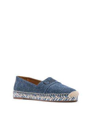 CHLOÉ Women's Flat Logo Espadrilles