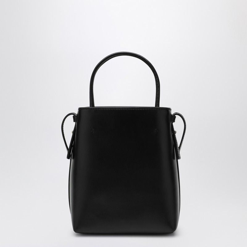 CHLOÉ Micro Sense Black Leather Tote Handbag