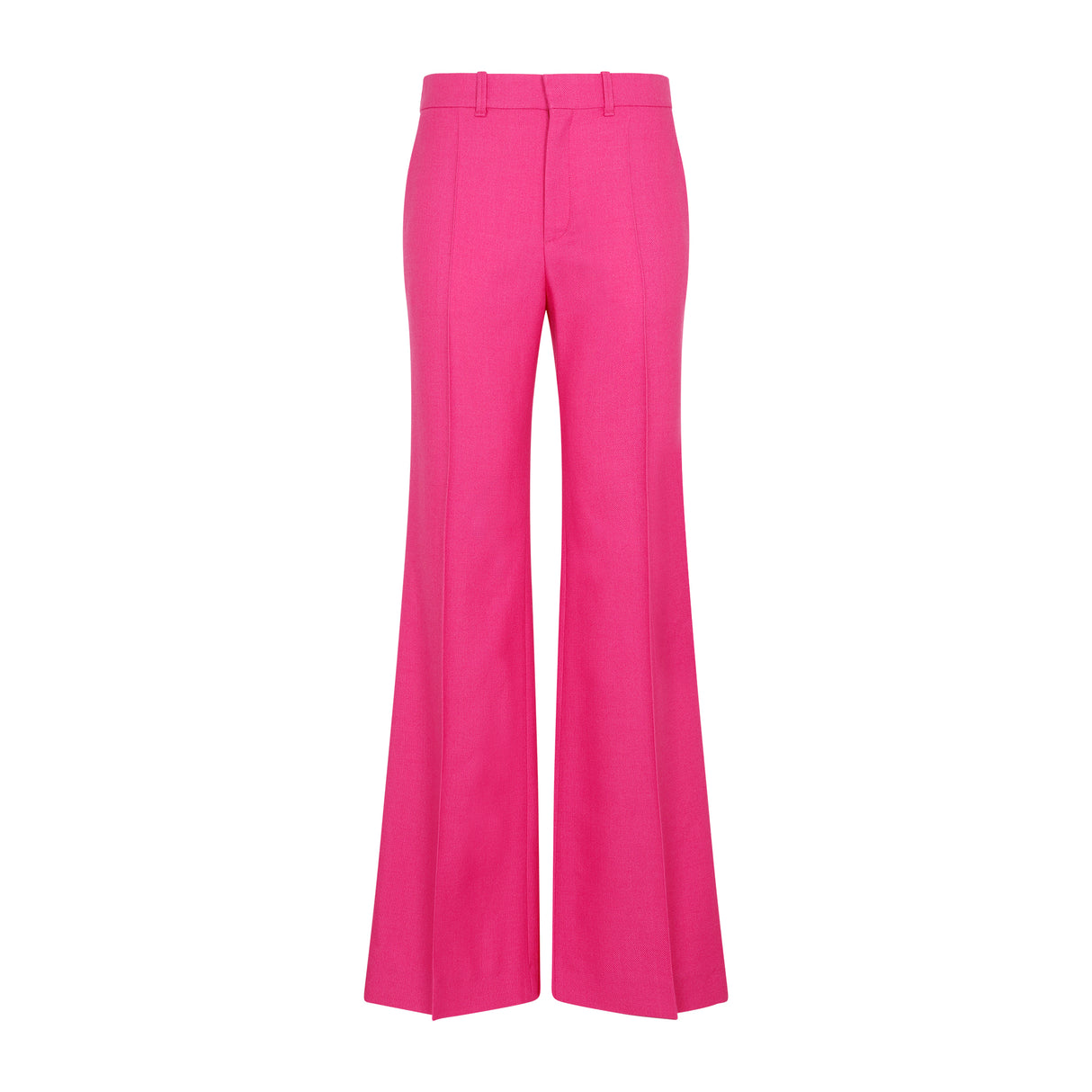 粉紫羊毛混纺女裤-SS23系列