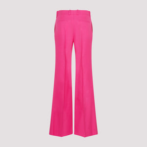 CHLOÉ Pink & Purple Wool Blend Pants for Women – SS23 Collection