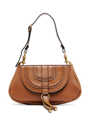 CHLOÉ 24SS Women's Leather Brown Shoulder Bag