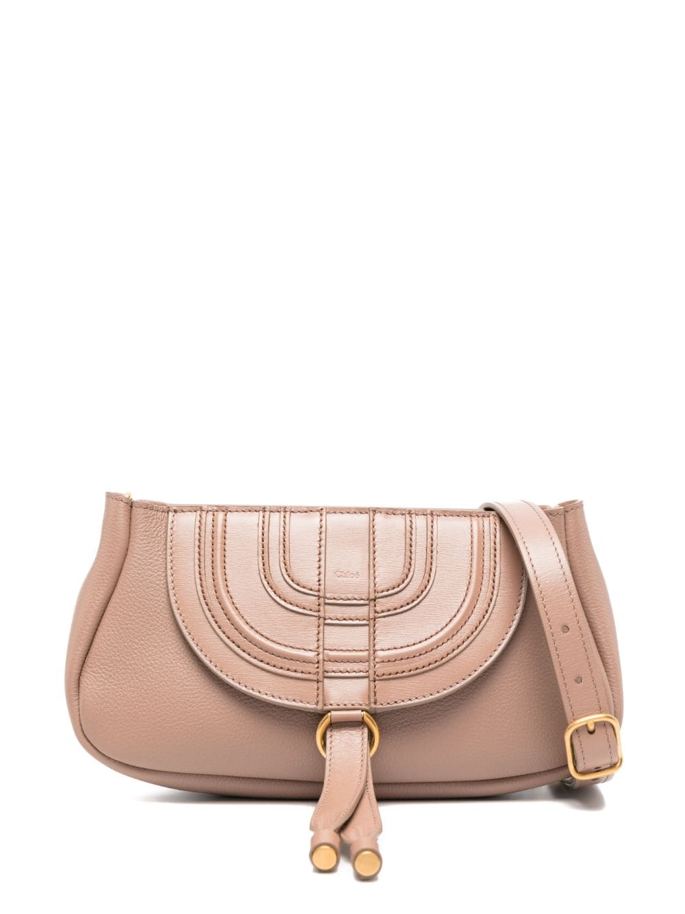 CHLOÉ Blush Pink Leather Shoulder Handbag for Women