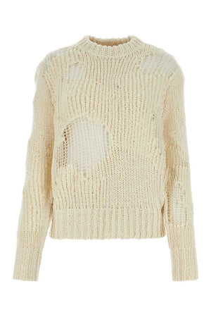 Sweater Lông Cừu Thông Minh Màu Trần & Trung Tính cho Phụ Nữ - Bộ Sưu Tập FW23