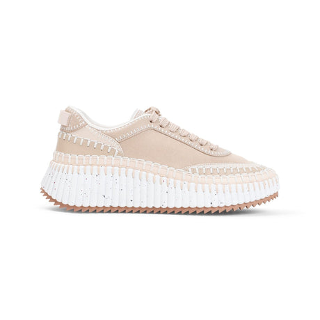 CHLOÉ Beige Sneaker with White Sole for Women