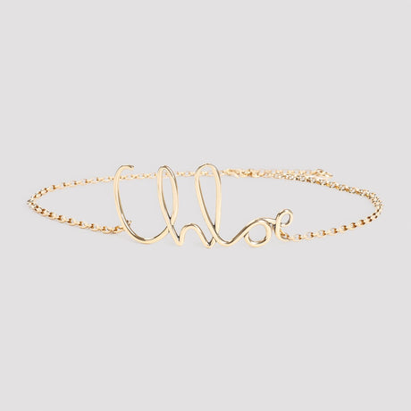 CHLOÉ Iconic Adjustable Chain Belt with 15x6.5 cm Buckle
