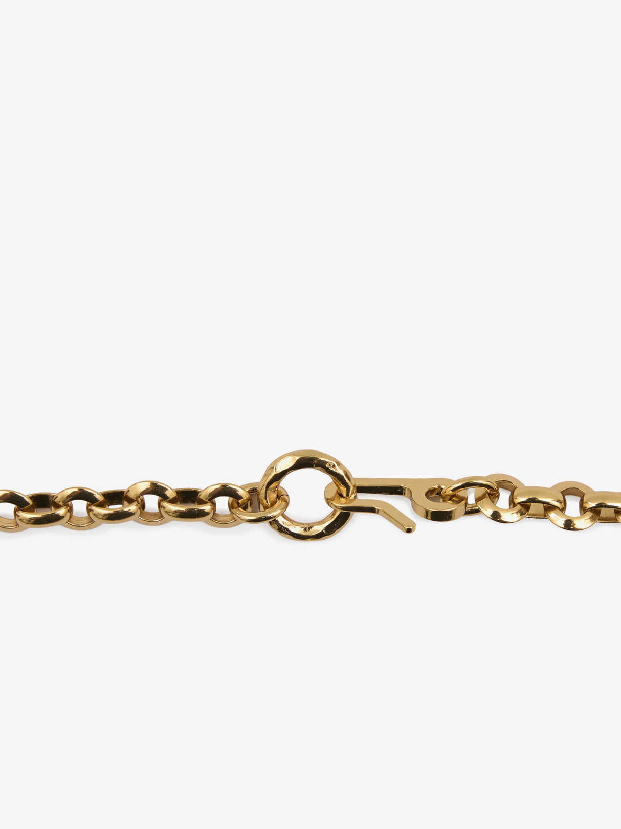 CHLOÉ Elegant Brass Metallic Belt