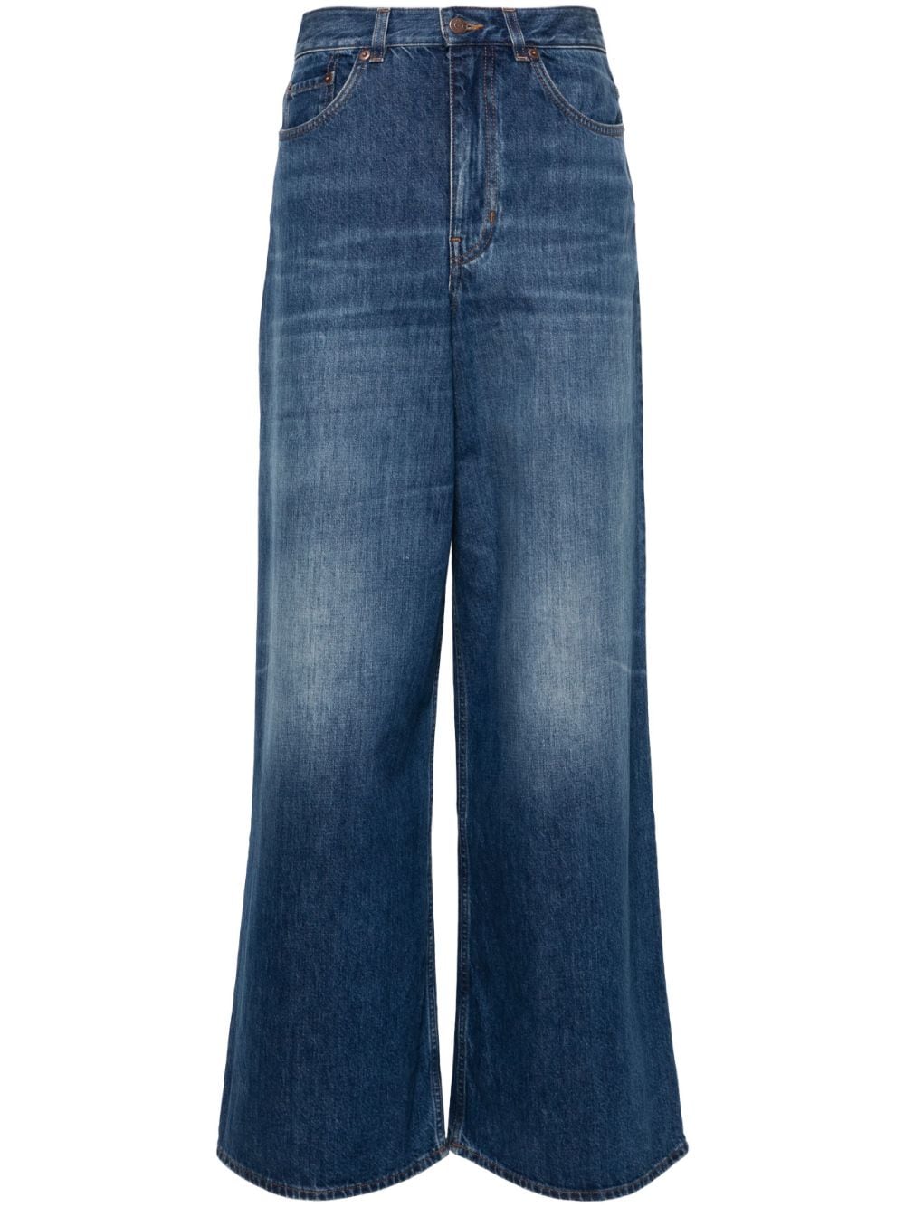 CHLOÉ Organic Wide Leg Denim Jeans