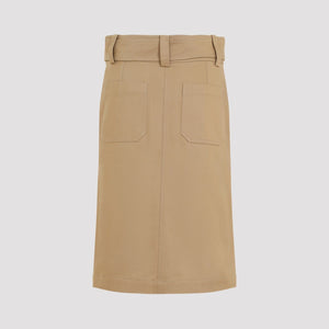 CHLOÉ Stylish Cargo Midi Skirt