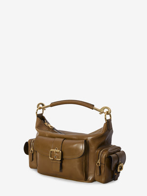 CHLOÉ Smooth Grain Leather Camera Handbag