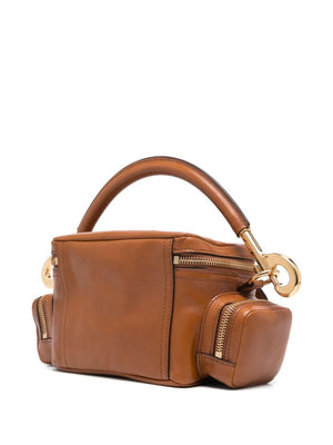 CHLOÉ Leather Camera Handbag with Detachable Strap