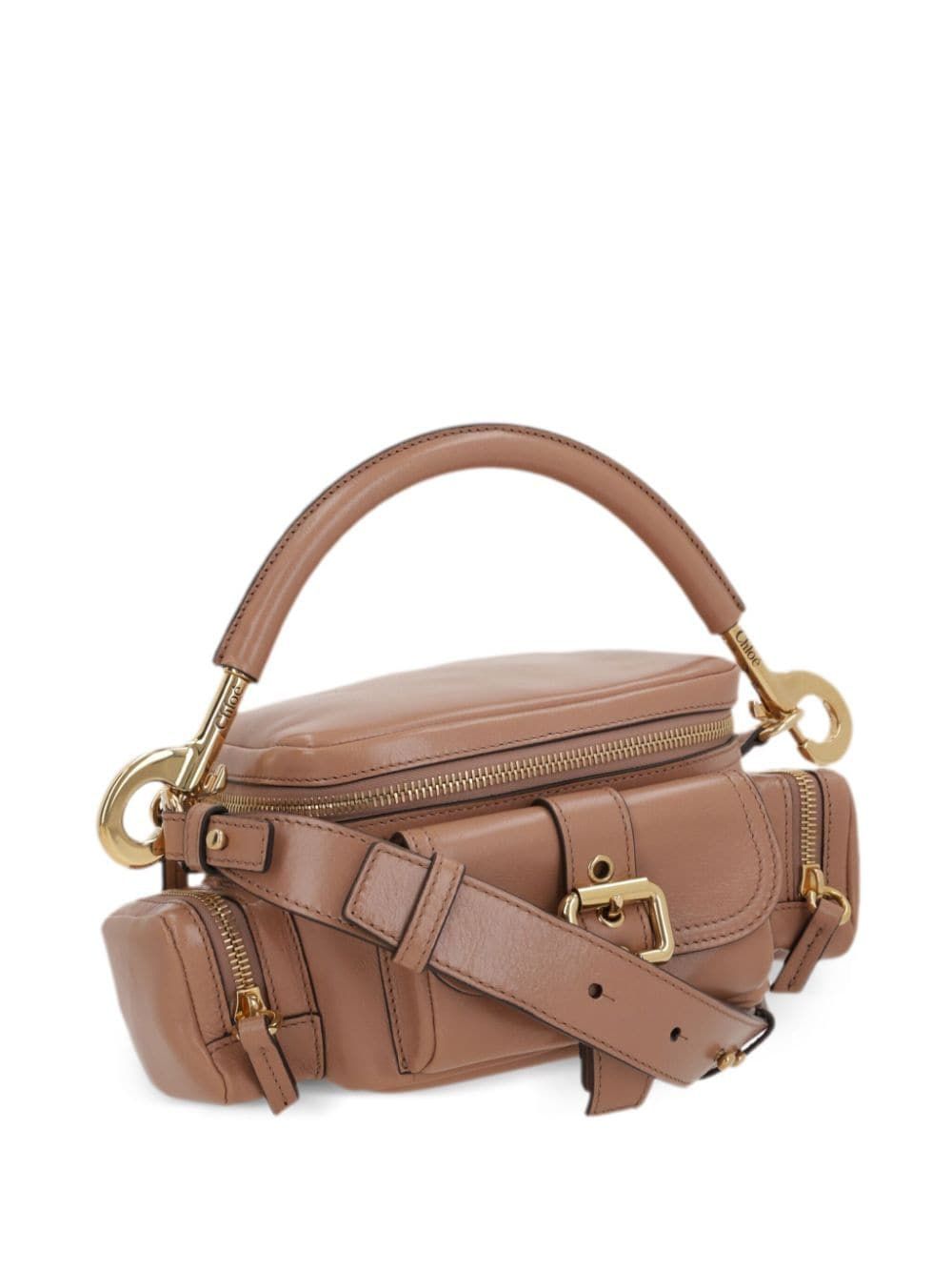 CHLOÉ Leather Crossbody Camera Handbag