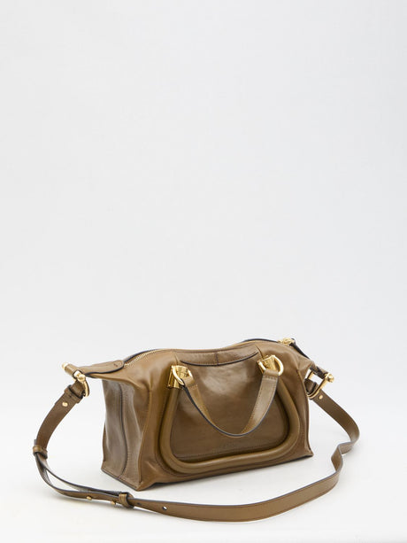 CHLOÉ Double Handle Handbag in Brown Bronze - FW24 Collection