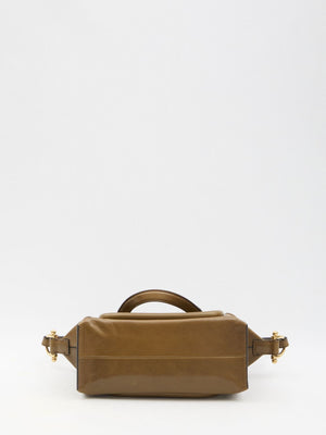 CHLOÉ Double Handle Handbag in Brown Bronze - FW24 Collection