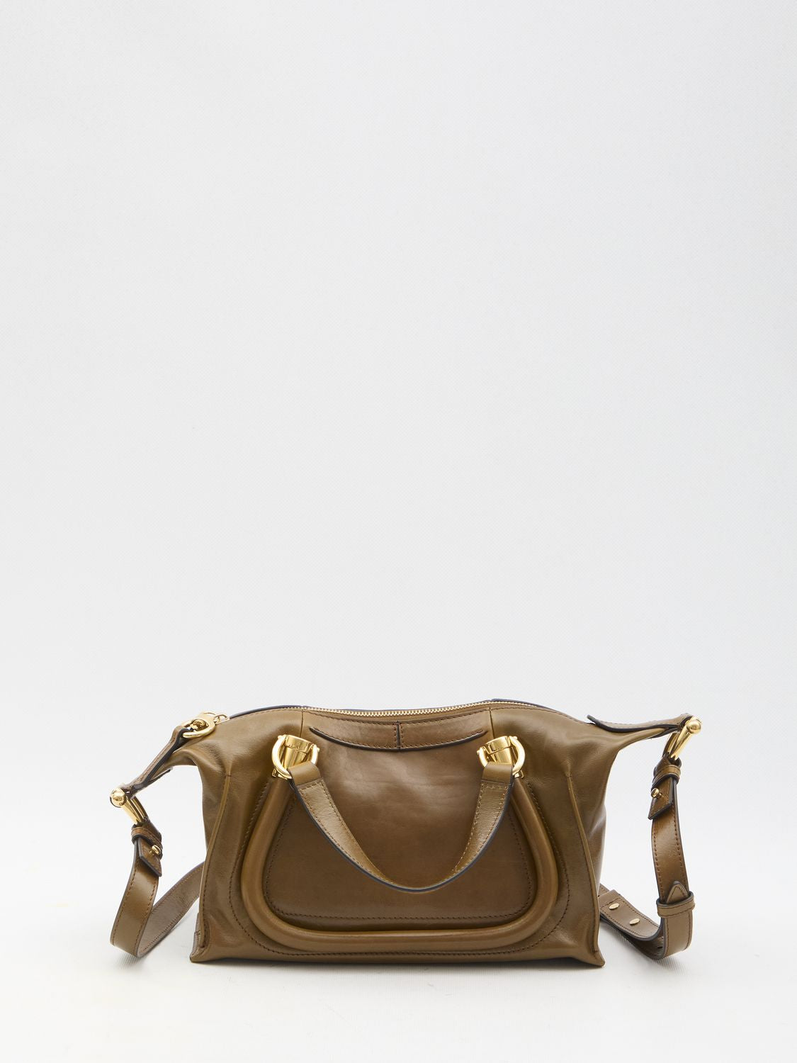 CHLOÉ Double Handle Handbag in Brown Bronze - FW24 Collection