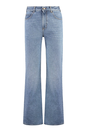 CHLOÉ High-Rise Boyfriend Jeans with Visible Stitching for Women