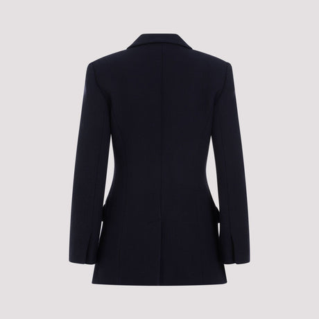 CHLOÉ Double-Breasted Virgin Wool Jacket - Women's SS24 Collection