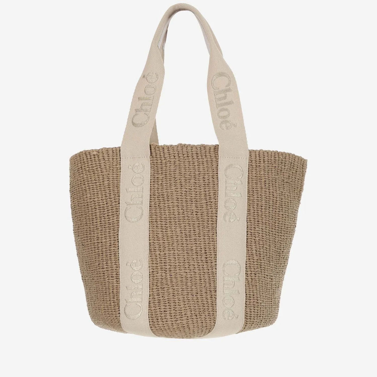 CHLOÉ Summer Elegance Large Woody Basket Tote - GOLDC