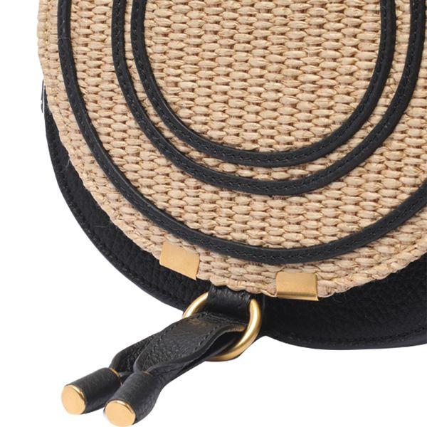 CHLOÉ Mini Raffia Crossbody Handbag