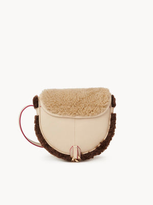 SEE BY CHLOÉ Cement Beige Leather Shoulder & Crossbody Bag for Women - FW23 Collection