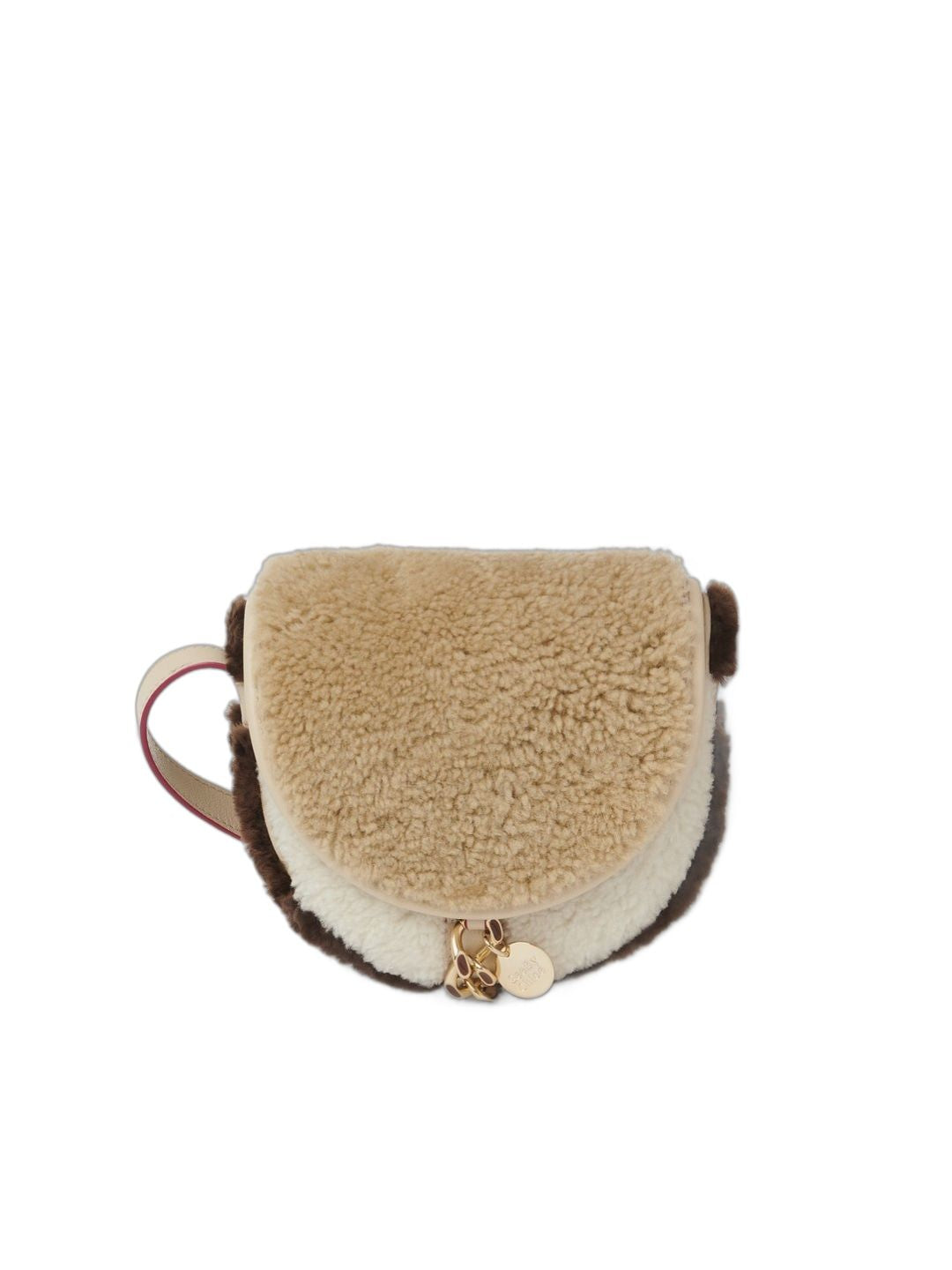 SEE BY CHLOÉ Cement Beige Leather Shoulder & Crossbody Bag for Women - FW23 Collection