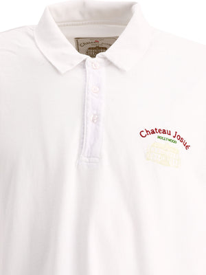 GALLERY DEPT. Men's White 'Chateau Josue' Polo Shirt for SS24