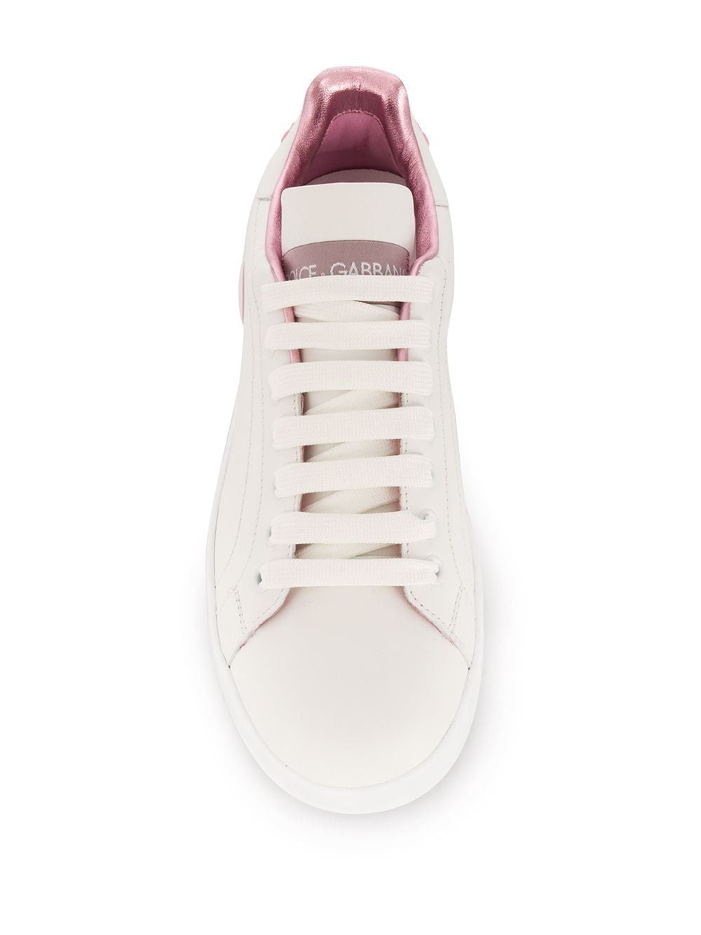 DOLCE & GABBANA Luxurious Leather sneakers for the fashion-forward woman