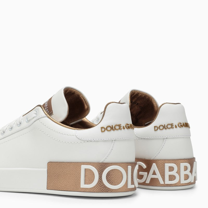 DOLCE & GABBANA Luxury Nappa Leather Portofino Sneakers