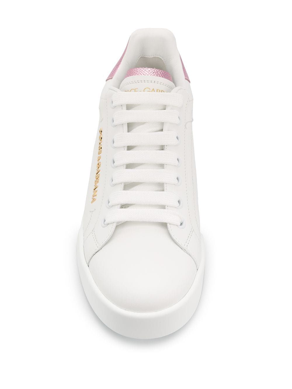 DOLCE & GABBANA Portofino Sneaker with Pearl - Women's Fashion Footwear