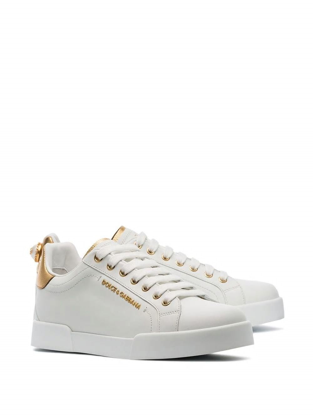 Portofino Smooth Leather Sneakers in Mixed Colors