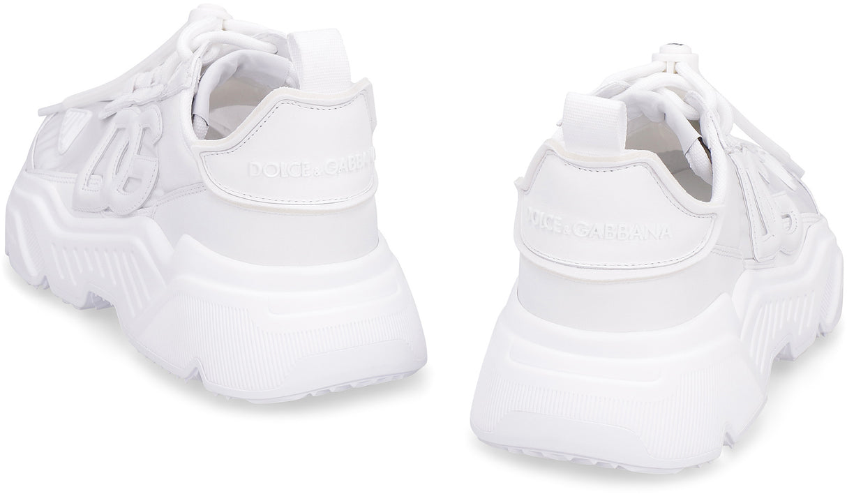 DOLCE & GABBANA White Daymaster Athletic Sneakers