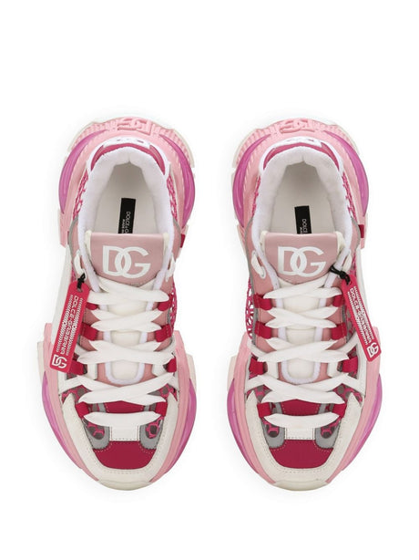 DOLCE & GABBANA Stylish Pink Women's Sneakers - CK1984AR1398B913