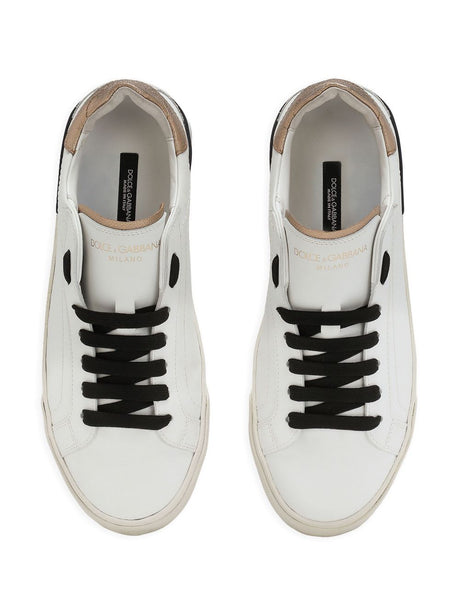 DOLCE & GABBANA Vintage Leather Sneakers for Women