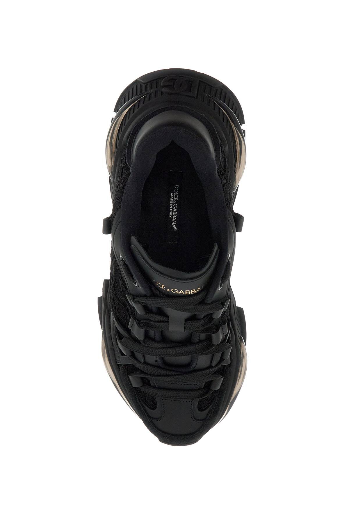 DOLCE & GABBANA Chic Black Low Top Sneakers for Women