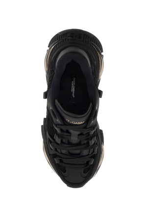 DOLCE & GABBANA AirMaster Lace and Leather Sneaker