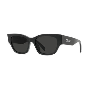 CELINE Sleek Shiny Black Acetate Sunglasses