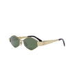 CELINE Shiny Gold Frame Women’s Sunglasses - Stylish Accessory for 2024