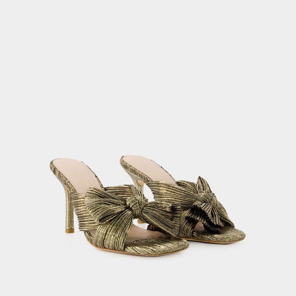 LOEFFLER RANDALL Gold Claudia Sandals for Women - FW23 Collection